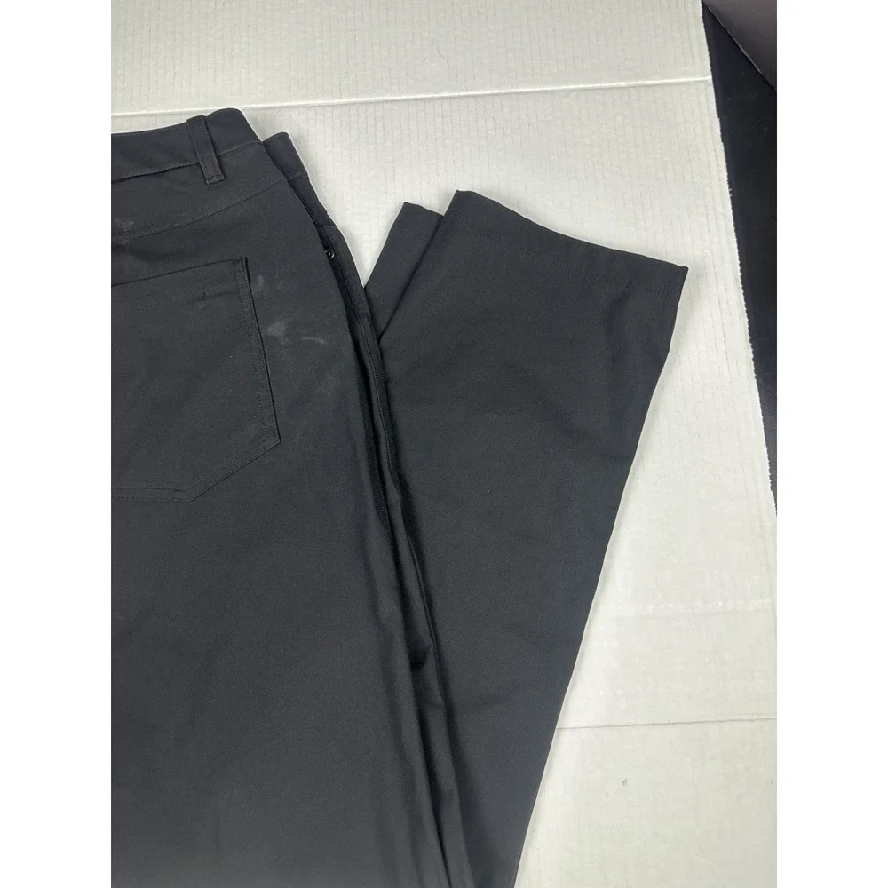 Lululemon Pants Mens 36 Black ABC 5 Pocket Commuter Warpstreme Stretch 36x30